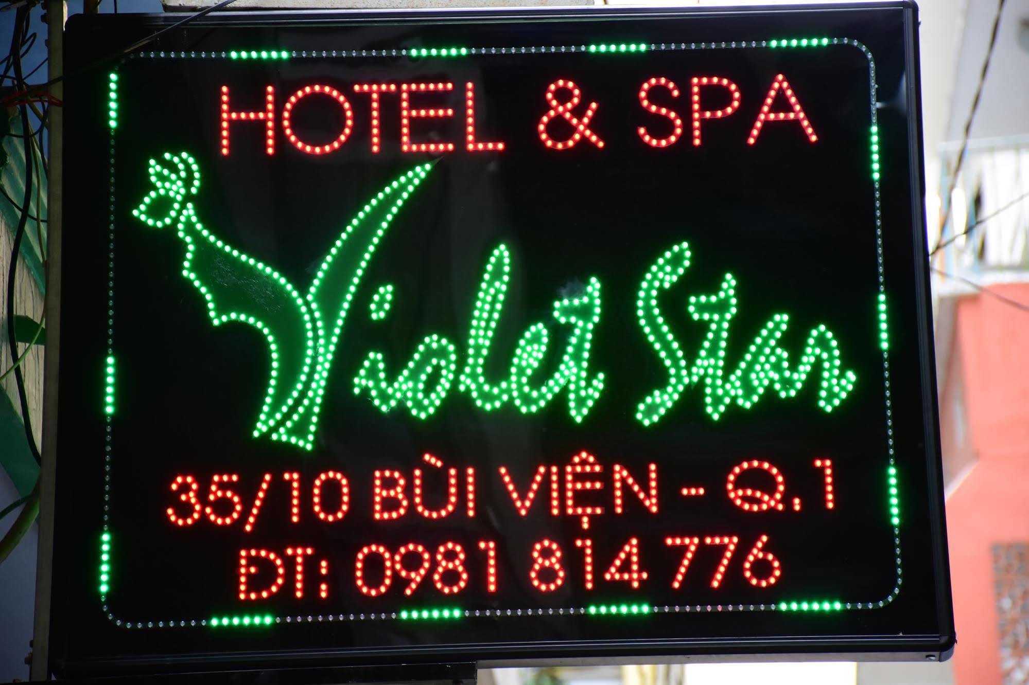 Violet Star Hotel And Spa Ho-Chi-Minh-Stadt Exterior foto